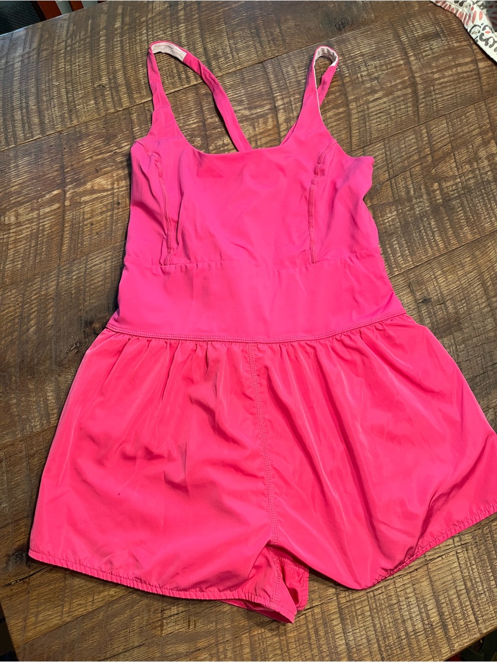 Bright Pink Sleeveless Romper